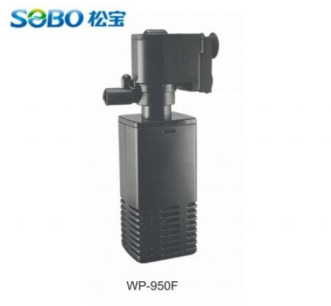 Sobo WP-950F Akvaryum Kompakt İç Filtre - 500 L/H 6W Oksijen Destekli