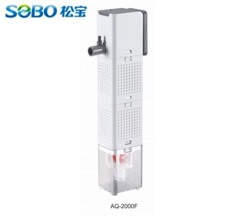 Sobo AQ-2000F Dev Akvaryum İç Filtre ve Su Temizleyici - 2000 L/H 28W