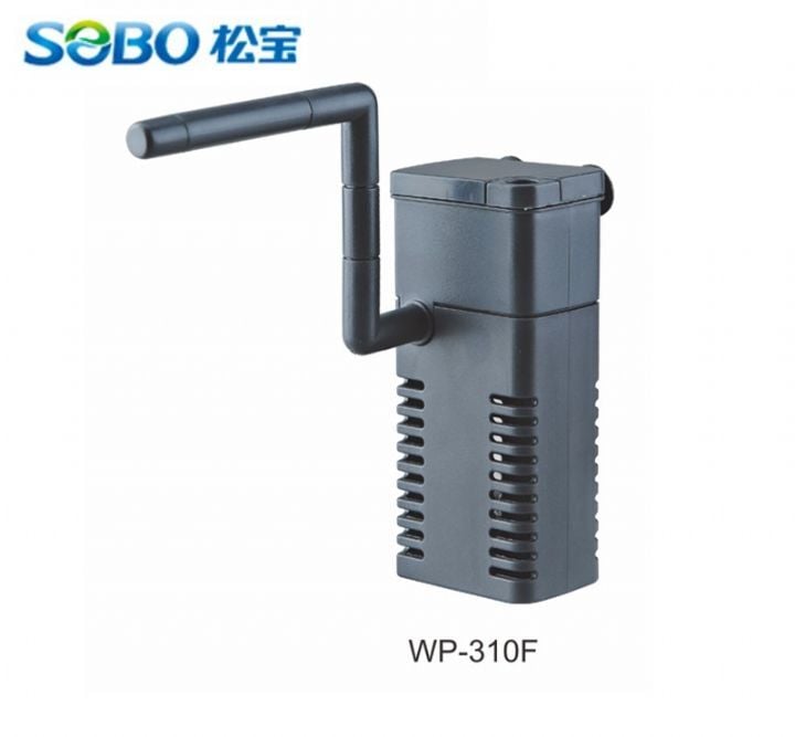 Sobo WP-310F Akvaryum İç Filtre - 300 L/H 3W Nano Su Temizleyici