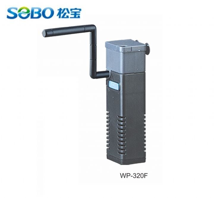 Sobo WP-320F Akvaryum İç Filtre - 500 L/H 5W Su Temizleyici