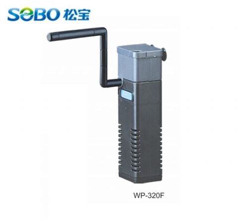 Sobo WP-320F Akvaryum İç Filtre - 500 L/H 5W Su Temizleyici