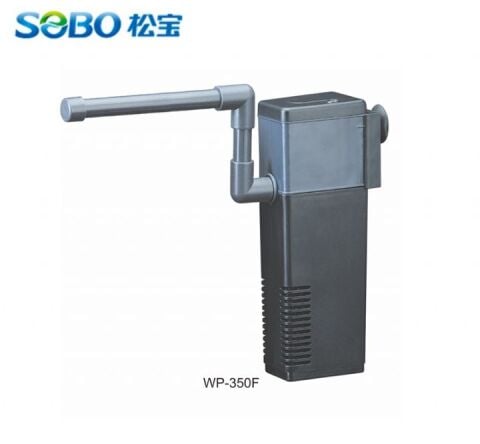 Sobo WP-350F Akvaryum İç Filtre - 1200 L/H 25W Şelale Aparatlı Su Temizleyici