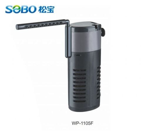 Sobo WP-1105F Akvaryum İç Filtre - 200 L/H 5W Nano Su Temizleyici