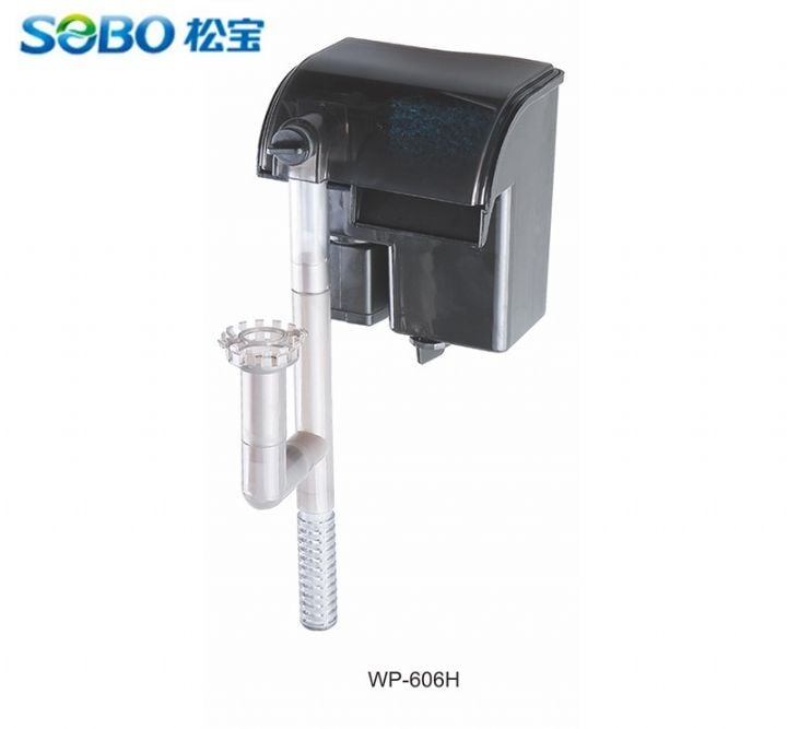Sobo WP-606H Akvaryum Askı Şelale Filtresi - 500 L/H 10W