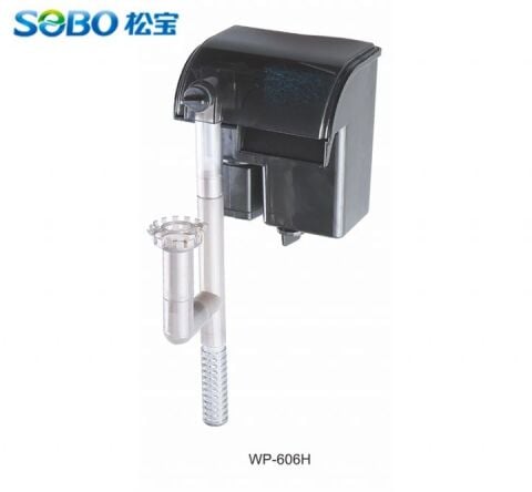 Sobo WP-606H Akvaryum Askı Şelale Filtresi - 500 L/H 10W