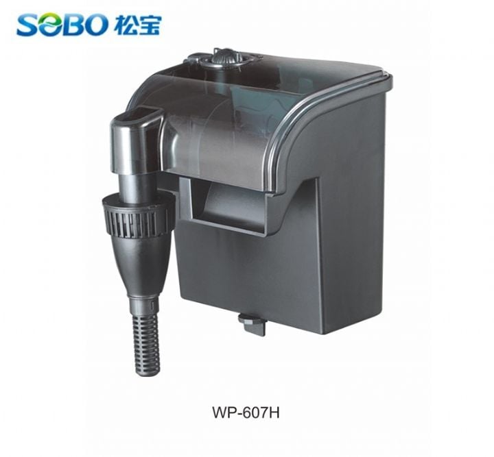 Sobo WP-607H Akvaryum Askı Şelale Filtresi - 600 L/H 12W