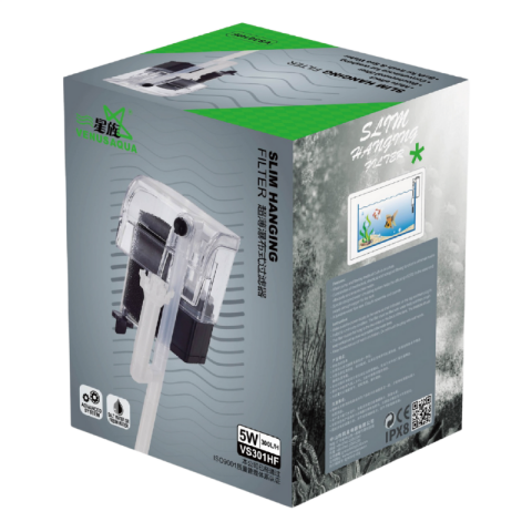 Venusaqua VS-301HF Akvaryum Askı Şelale Filtre - 300 L/H