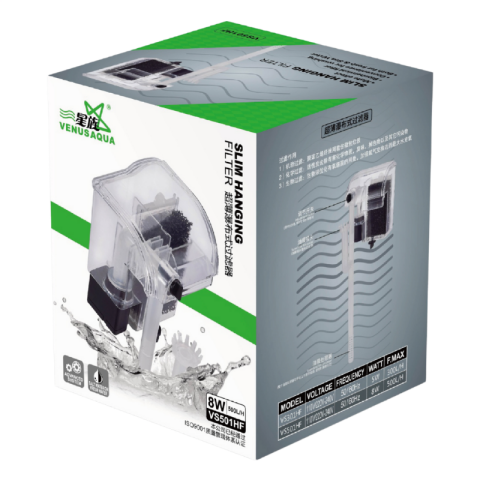 Venusaqua VS-501HF Akvaryum Askı Şelale Filtre - 500 L/H 8W