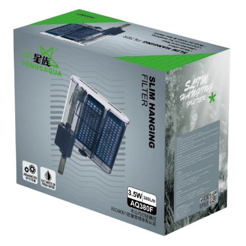Venusaqua AQ-380 Akvaryum Askı Şelale Filtre - 380 L/H 3.5W