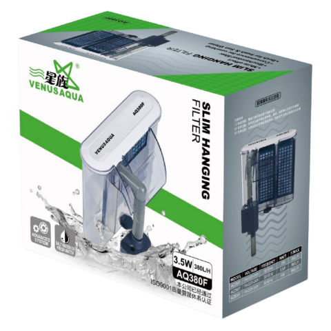 Venusaqua AQ-380 Akvaryum Askı Şelale Filtre - 380 L/H 3.5W