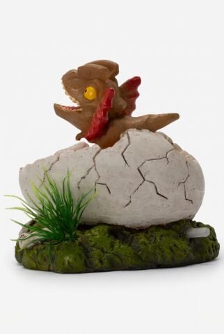 Yumurtadan Çıkan Dinozor Akvaryum Dekoru ve Süsü - 12.2 cm