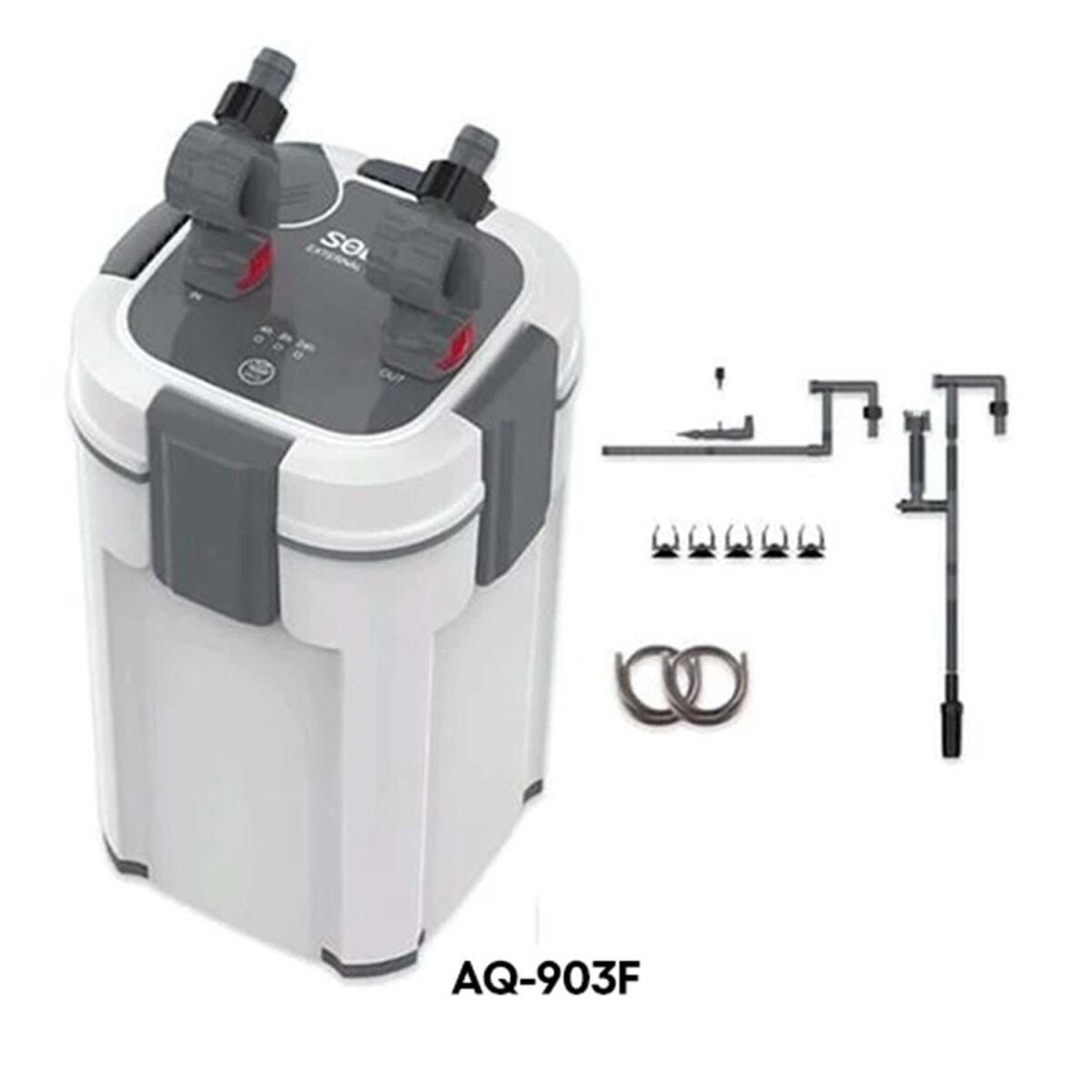 Sobo AQ-903F Akvaryum Dış Filtre 3 Sepetli 1000 L/S - 11W