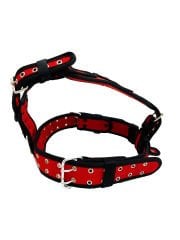 Kırmızı American Bully Köpek Göğüs Tasması