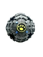 Siyah Sesli Premium Köpek Topu Oyuncağı