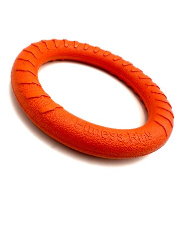 Suda Batmaz EVA Köpek Eğitim Halkası Oyuncağı - Fitness Ring (Turuncu) (20 cm)