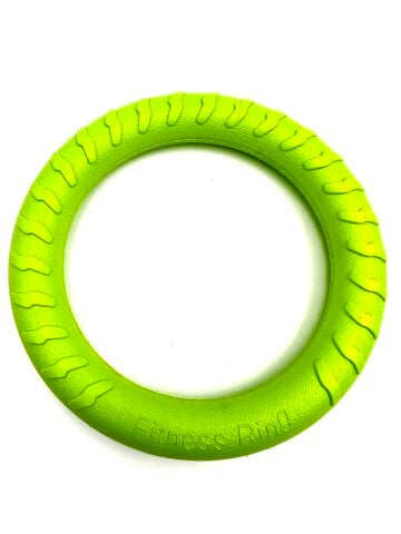 Suda Batmaz EVA Köpek Eğitim Halkası Oyuncağı - Fitness Ring (Yeşil) (20 cm)