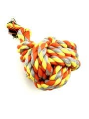 9Cm Dayanıklı Diş İpli Köpek Eğitim Topu Oyuncağı