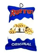Ruffus Cips Şeklinde Sesli Hışırtılı Peluş Cips Köpek Oyuncağı