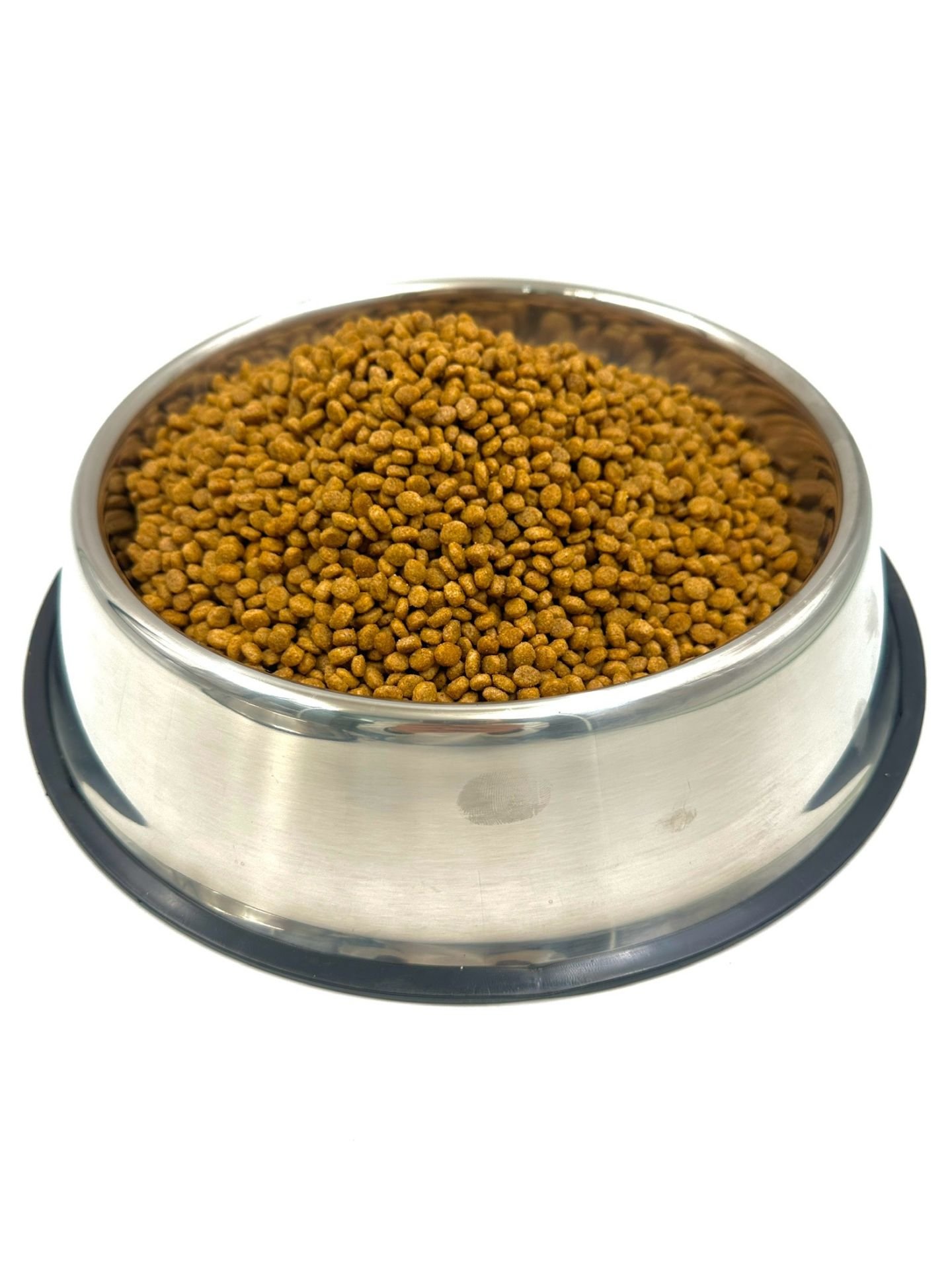 Büyük Boy Paslanmaz Çelik Kaydırmaz Tabanlı Köpek Mama ve Su Kabı 34CM