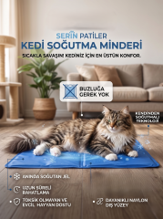 Kendinden Soğutmalı Kedi Köpek Serinletici Matı 30x40 cm