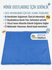 Soğutucu Kedi ve Köpek Yatağı Serinletici Mat - 50x65 cm