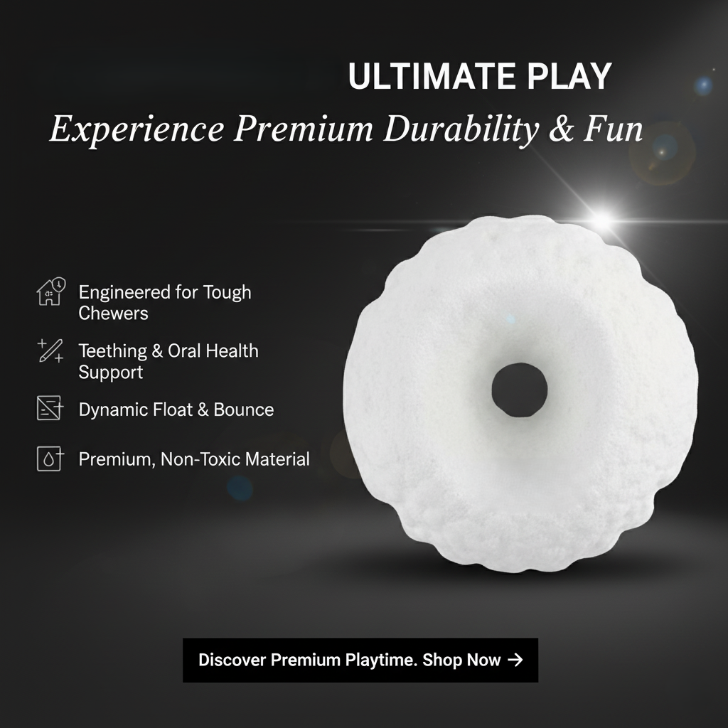 Dayanıklı Zıplayan Köpek Oyuncağı Top - M (7.6 cm)