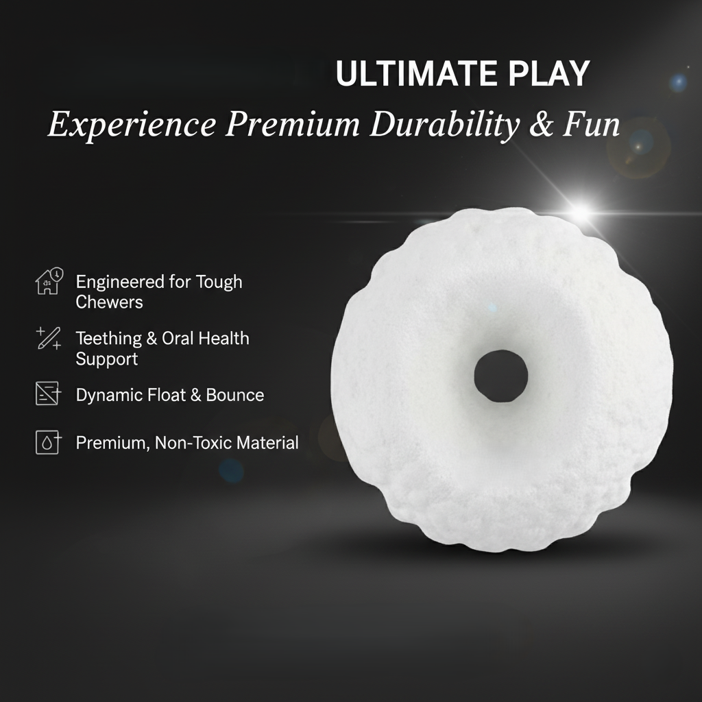 Sağlam Zıplayan Köpek Oyun Topu - 6.3cm