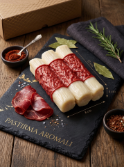 Pastırma Aromalı Dayanıklı Köpek Çiğneme Kemiği Oyuncağı (12x8x4 cm)