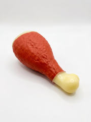 Pastırma Aromalı Tavuk Budu Köpek Çiğneme Oyuncağı (15x7x6 cm)