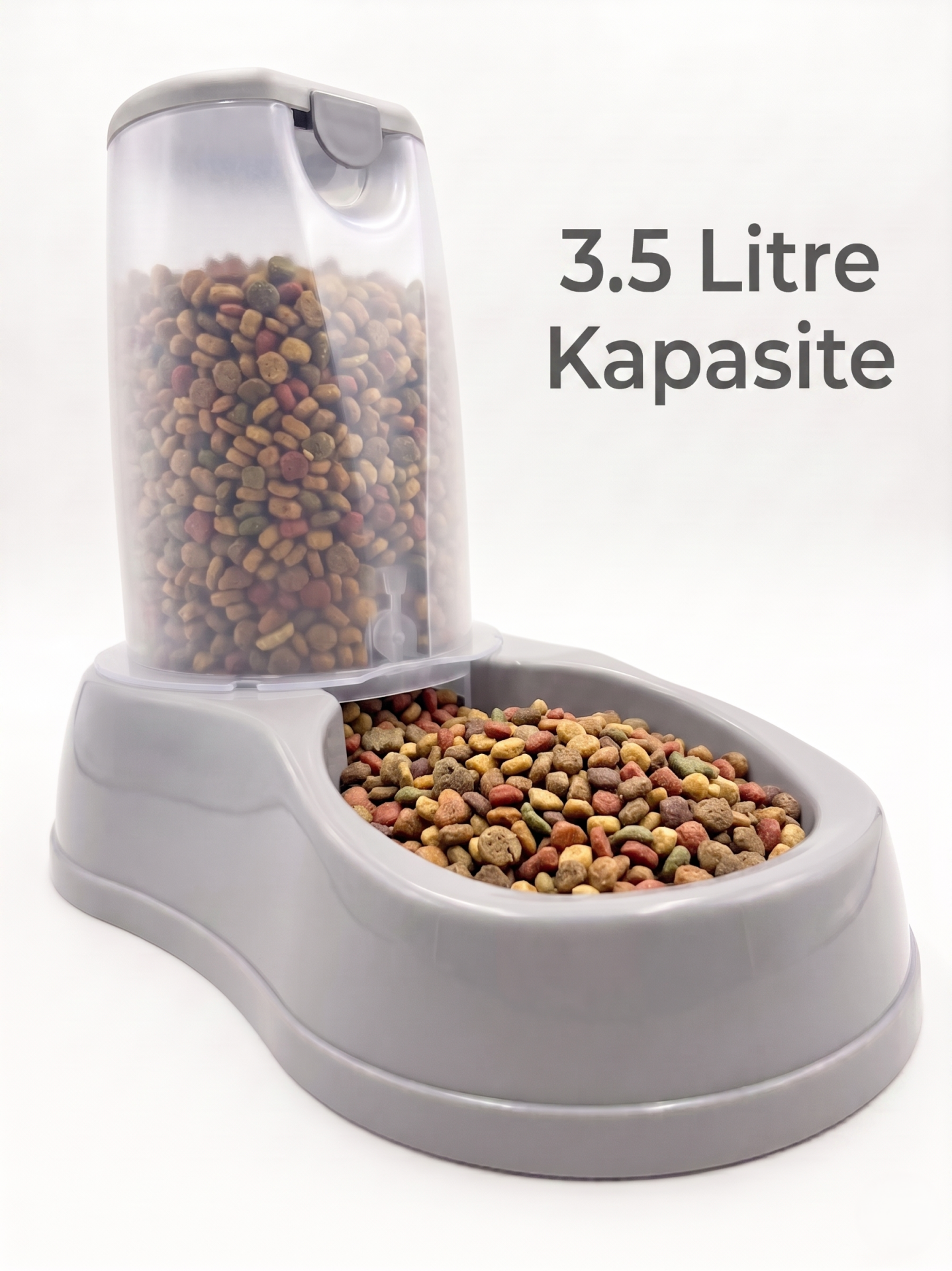 Hazneli Otomatik Kedi Köpek Mama Kabı - Akıllı Damacana 3500 ML