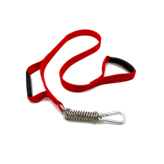 Kırmızı Yakın Kontrol Çift Kulplu Köpek Gezdirme Tasması