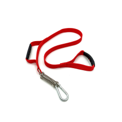 Kırmızı Yakın Kontrol Çift Kulplu Köpek Gezdirme Tasması