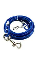 Köpek Bahçe Bağlama Halatı 10 Metre 5mm Mavi