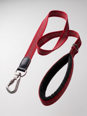 Büyük Irk Reflektörlü Köpek Gezdirme Tasması 120 cm - 2.5 cm (Kırmızı)