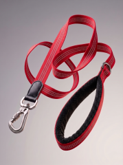 Reflektörlü Köpek Gezdirme Tasması 120 cm - 1.5 cm (Kırmızı)