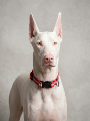 Sağlam Klipsli Reflektörlü Köpek Tasması S-L (Kırmızı)