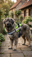 Ayarlanabilir Reflektörlü K9 Köpek Göğüs Tasması (Yeşil)