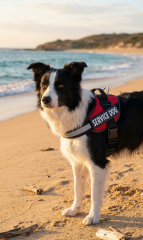 Ayarlanabilir Reflektörlü Klipsli K9 Köpek Göğüs Tasması (Kırmızı)