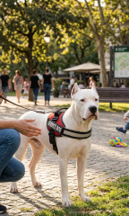 Ayarlanabilir Reflektörlü Klipsli K9 Köpek Göğüs Tasması (Kırmızı)