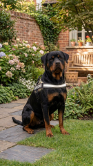Reflektörlü Klipsli Taktik K9 Köpek Göğüs Tasması (Askeri Kamuflaj)