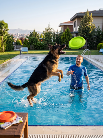 Frizbi Köpek Oyuncağı - Dayanıklı Kauçuk Uçan Disk 21 cm (Yeşil)