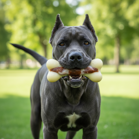 Parçalanmaz Köpek Oyuncağı - Kemik Şekilli Sığır Eti Aromalı 21 cm (L)