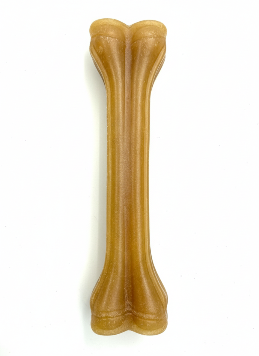 Köpek Kemiği - Pres Sığır Derisi Çiğneme Ödülü (Kahverengi) 20 cm