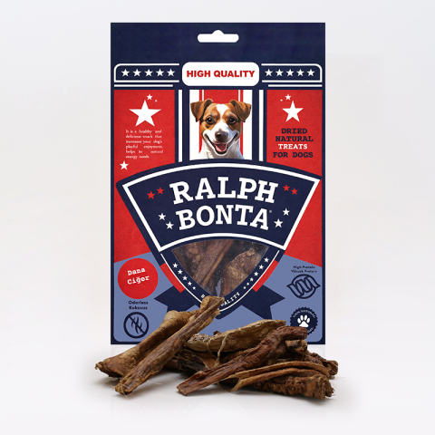 Doğal Kurutulmuş Dana Ciğer Köpek Ödül Maması 100 gr