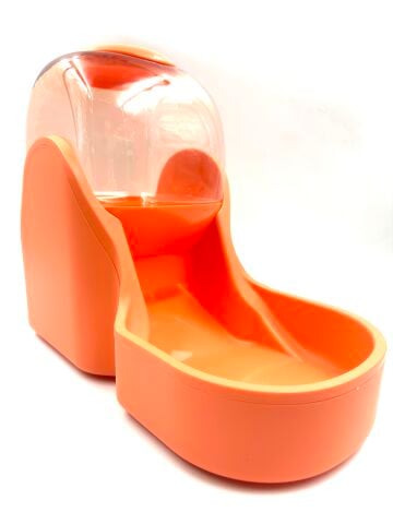 Depolu Otomatik Kedi ve Köpek Mama Kabı - Yerçekimli Akıllı Damacana (Turuncu) (3800ml)
