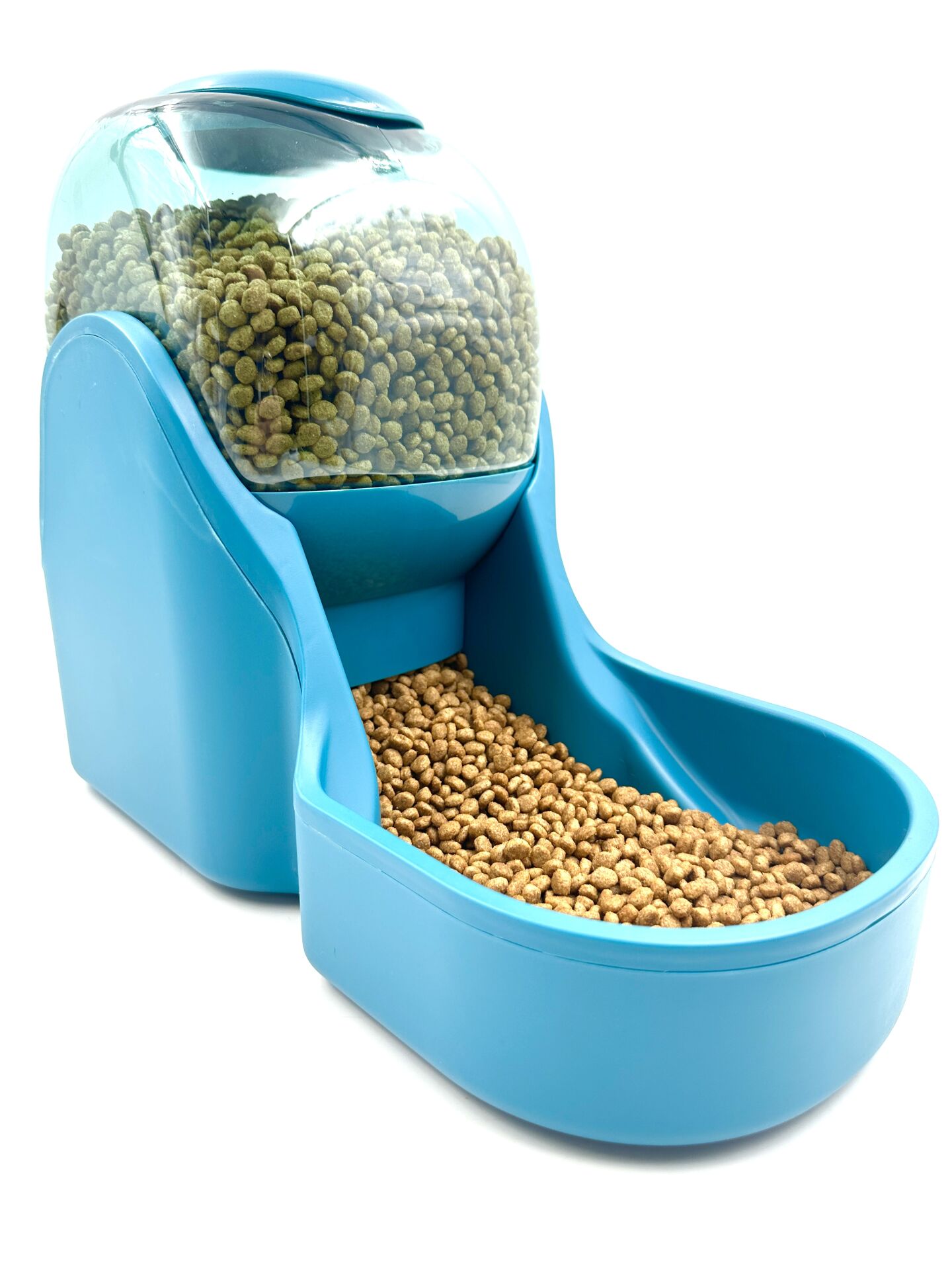 Hazneli Kedi Köpek Mama Kabı - Otomatik Akıllı Damacana (Mavi) (3800ml)