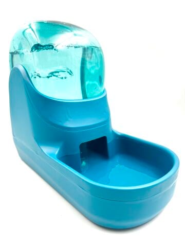 Hazneli Akıllı Kedi Köpek Su Kabı - Otomatik Damacana (Mavi) (3800ml)