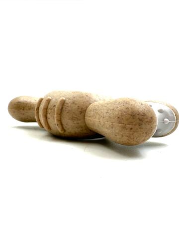 Köpek Isırma Kemiği Oyuncağı - Sığır Eti Aromalı Diş Kaşıyıcı (Beyaz) (XL - 14 cm)