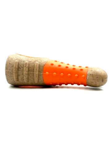 Tavuk Butu Köpek Oyuncağı - Sığır Eti Aromalı (Turuncu) (XL - 14 cm)