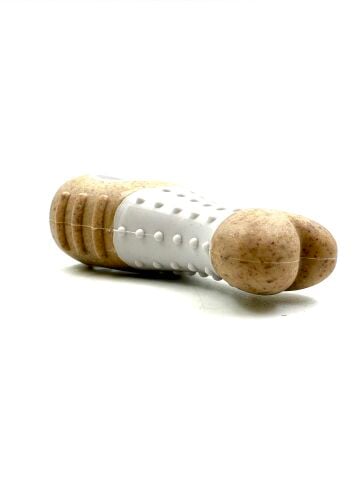 Tavuk Butu Köpek Oyuncağı - Sığır Eti Aromalı (Beyaz) (XL - 14 cm)